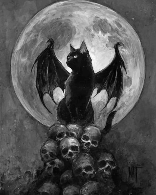 bath-cat-and-skulls-paint-by-numbers