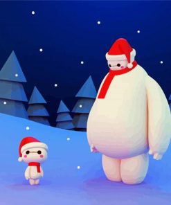 Baymax Disney Animation Paint By Numbers