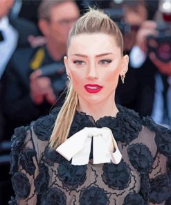 Stunning Amber Heard Paint By Numbers