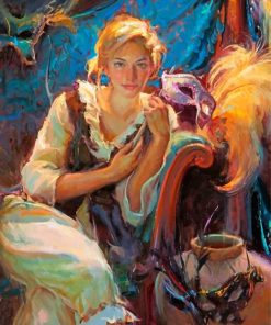 Blond Woman Paint By Numbers