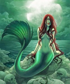 Stunning Mermaid Fantasy Paint By Numbers