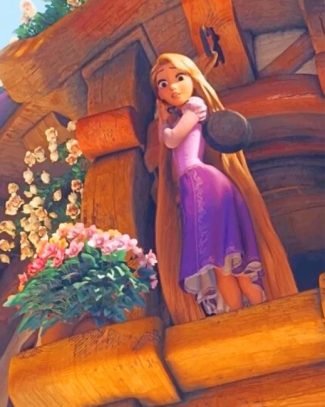 Disney Rapunzel Princess Paint By Numbers