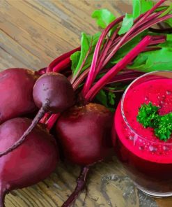 Beetroot Red Paint By Numbers