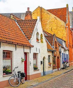 Charming Belgium Architecture Paint By Numbers