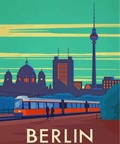 Colorful Berlin Germany Paint By Numbers