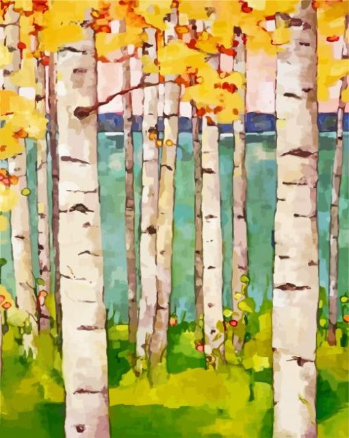 birch-trees-paint-by-numbers