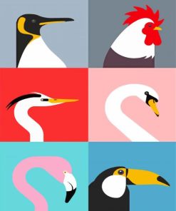 Bird-Themed Creative Kit for Kids Paint By Numbers