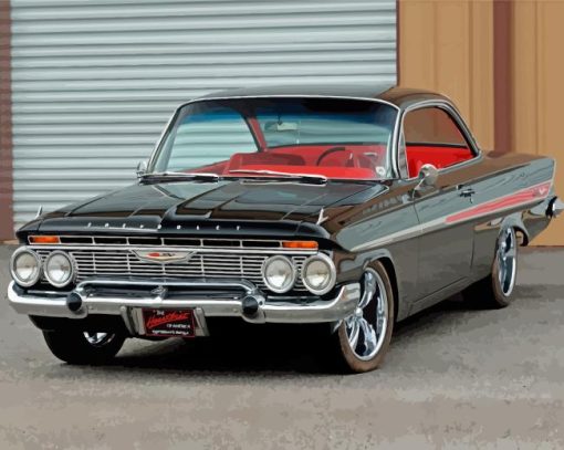 black-61-impala-paint-by-number