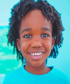 Afro Boy Inspired Paint By Numbers