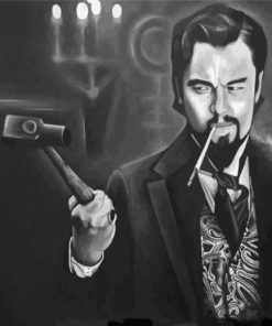 Black And White Django Unchained Drama Paint By Numbers
