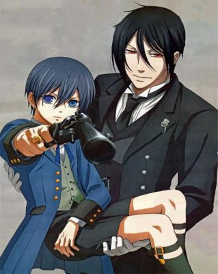 Black Butler Anime Paint By Numbers