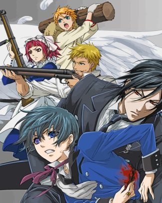 Black Butler Anime Paint By Numbers