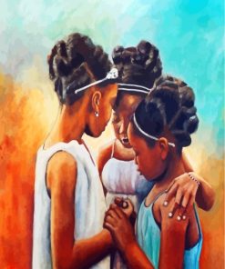 Black Woman Praying Paint By Numbers