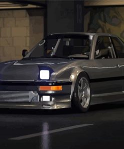 Honda Prelude Black Car Paint By Numbers