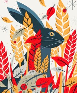 Black Rabbit Paint By Numbers