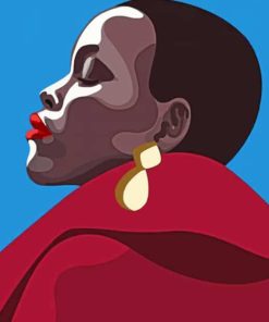 Black Woman African Art Paint By Numbers