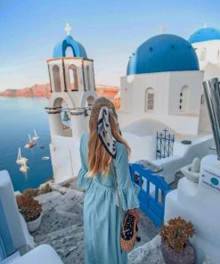 Blondy Santorini Beaches Paint By Numbers