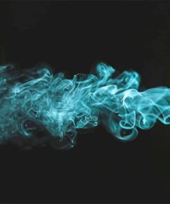 Blue Vaping Smoke Paint By Numbers