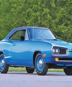 Blue Super Bee Car Paint By Numbers