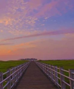 Sunset Boardwalk Paint By Numbers