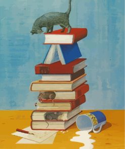 Books Featuring Mice and Cats Paint By Numbers