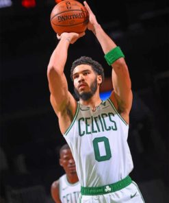 Jayson Tatum Boston Basketball Paint By Numbers