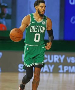 Jayson Tatum Celtics Basketball Paint By Numbers