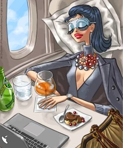 Elegant Woman Paint By Numbers