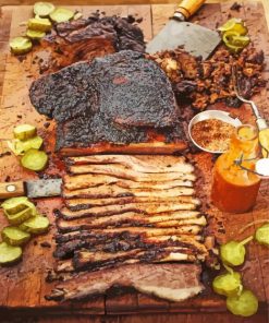 Beef Brisket Painting Paint By Numbers