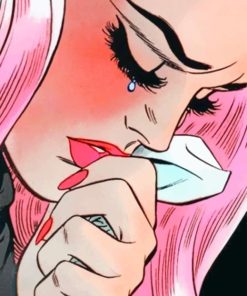 Broken Girl Aesthetic Tears Paint By Numbers