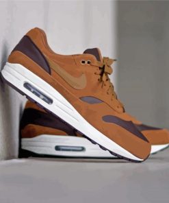 Brown Nike Air Max 1 Sneakers Paint By Numbers