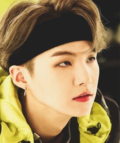 Yoongi BTS Kpop Paint By Numbers