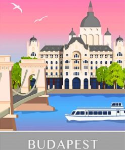 Budapest Cityscape Paint By Numbers