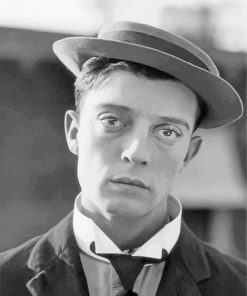Buster Keaton Vintage Paint By Numbers