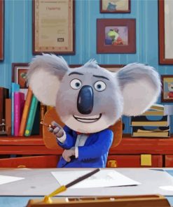 Buster Moon Movie Star Paint By Numbers