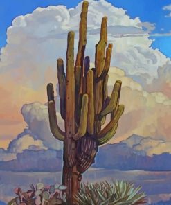 Cactus Vintage Paint By Numbers
