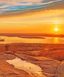 Cadillac Mountain Maine Paint By Numbers