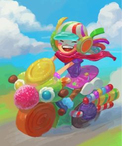 Candy Girl Painting Kit Paint By Numbers