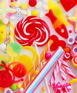 Colorful Candy Paint By Numbers