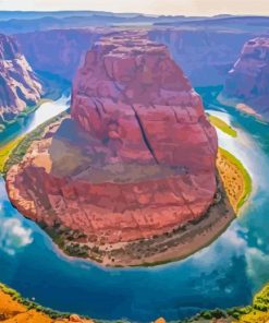 Horseshoe Bend Arizona Paint By Numbers
