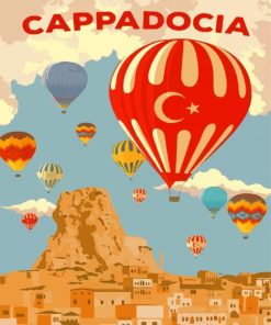Cappadocia Balloon Journey Paint By Numbers