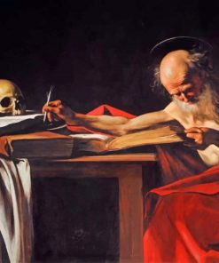 Caravaggio Saint Jerome Masterpiece Paint By Numbers