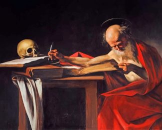 Caravaggio Saint Jerome Masterpiece Paint By Numbers