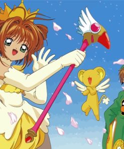 Sakura Kinomoto Anime Paint By Numbers