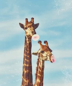 Giraffes and Mice Fun Paint By Numbers