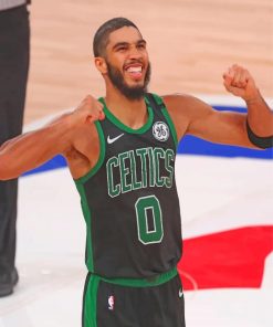 Basketball Star Jayson Tatum Paint By Numbers