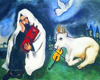 Marc Chagall Rabbi Painting Kit Paint By Numbers