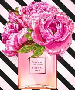 Chanel Perfume Floral Paint By Numbers