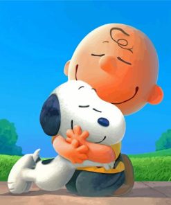 Charlie Brown Cartoon Paint By Numbers