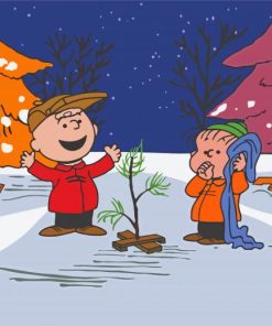 A Charlie Brown Holiday Edition Paint By Numbers